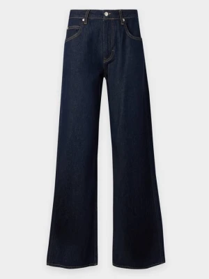 Wide leg Topshop ciemnoniebieski