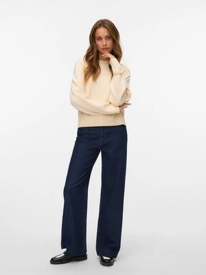 Wide leg Vero Moda ciemnoniebieski