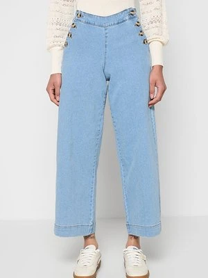 Wide leg Vero Moda niebieski denim