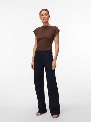 Wide leg Vero Moda niebieski