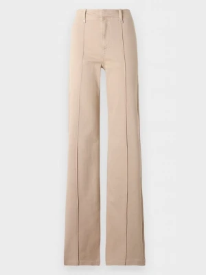 Wide leg Vero Moda beżowy