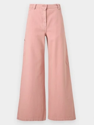 Wide leg Weekend Max Mara jasnoróżowy