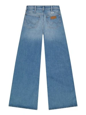 Wide leg Wrangler niebieski denim