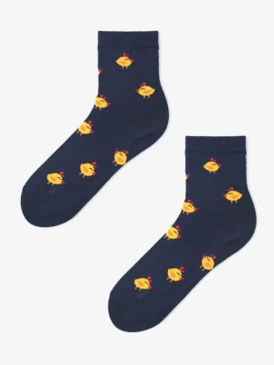 Wielkanocne skarpetki damskie w kurczaczki SL Chickens Marilyn