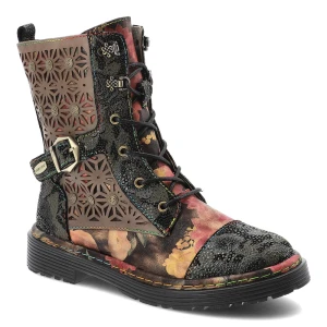 Wielobarwne Botki Laura Vita Eleganckie Obuwie Damskie