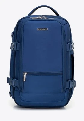 Wielofunkcyjny plecak do samolotu 2w1 granatowy Wittchen