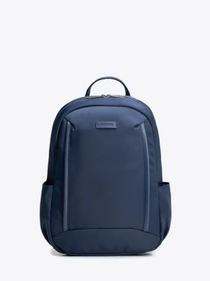 Wielofunkcyjny plecak do samolotu z miejscem na laptopa 13”/14” granatowy Wittchen