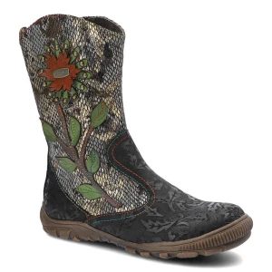 Wielokolorowe Kozaki Laura Vita Dziecięce Buty