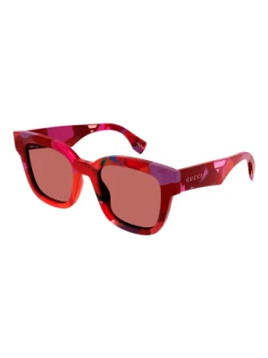 Wielokolorowe Kwadratowe Okulary Przeciwsłoneczne Z Recyklingu Gucci