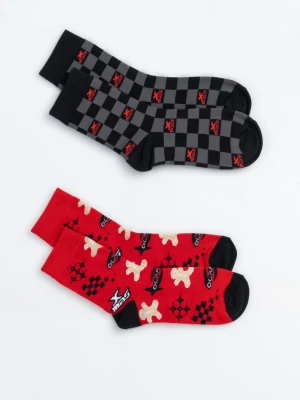 Wielokolorowe skarpety z motywem świątecznym 2-PAK Reporter
