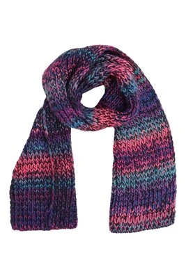 Wielokolorowy szalik z dzianiny dla kobiet - Purple Mountain Warehouse