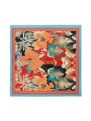 Wielokolorowy tekstylny szalik dla kobiet Guess