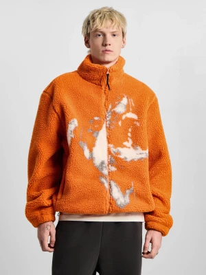 Wild Dog bluza sherpa oversize męska czarna PROSTO.