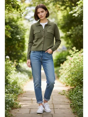 William de Faye Kardigan w kolorze khaki rozmiar: 36
