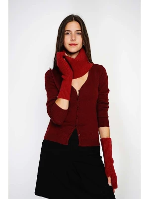 William de Faye Mitenki w kolorze czerwonym rozmiar: onesize