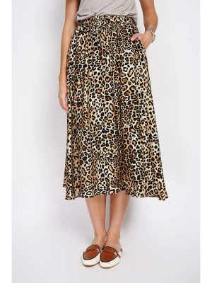 William de Faye Spódnica w kolorze jasnobrązowo-czarnym rozmiar: 42