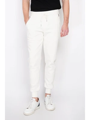 William de Faye Spodnie dresowe w kolorze białym rozmiar: 44