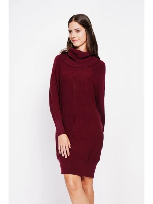William de Faye Sukienka dzianinowa w kolorze bordowym rozmiar: 40