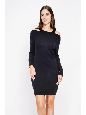 William de Faye Sukienka dzianinowa w kolorze czarnym rozmiar: 36