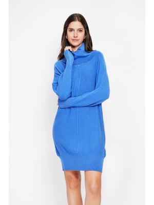 William de Faye Sukienka dzianinowa w kolorze niebieskim rozmiar: 42