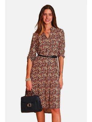 William de Faye Sukienka w kolorze beżowo-jasnobrązowym rozmiar: 40