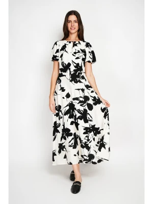 William de Faye Sukienka w kolorze biało-czarnym rozmiar: 40
