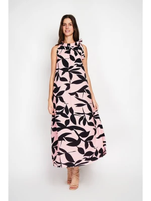 William de Faye Sukienka w kolorze czarno-jasnoróżowym rozmiar: 38