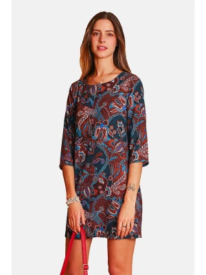 William de Faye Sukienka w kolorze niebiesko-bordowym rozmiar: 38