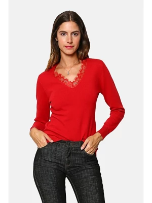 William de Faye Sweter w kolorze czerwonym rozmiar: 34