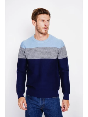 William de Faye Sweter w kolorze granatowo-błękitno-szarym rozmiar: 44