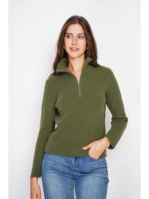William de Faye Sweter w kolorze khaki rozmiar: 38