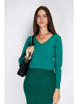 William de Faye Sweter w kolorze turkusowym rozmiar: 40