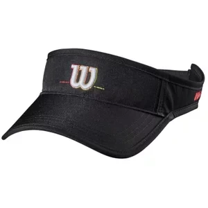 Wilson Volleyball Visor WTH11120R, Unisex, Czarne, czapki z daszkiem, poliester, rozmiar: One size