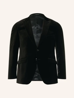 Wilvorst Aksamitna Marynarka O Kroju Regular Fit schwarz 010 SCHWARZ