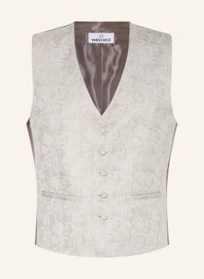 Wilvorst Kamizelka Extra Slim Fit beige