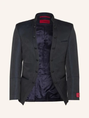 Wilvorst Marynarka Garniturowa O Kroju Extra Slim Fit blau 030 SCHWARZ