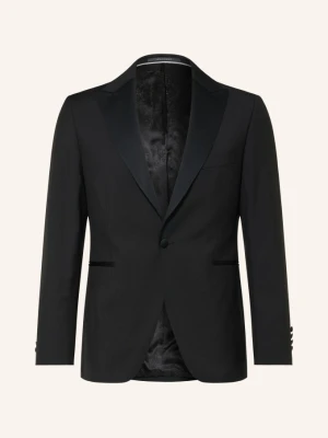 Wilvorst Marynarka Garniturowa O Kroju Slim Fit schwarz 010 SCHWARZ