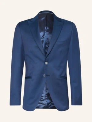 Wilvorst Marynarka O Kroju Extra Slim Fit blau