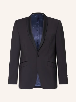 Wilvorst Marynarka Smokingowa Extra Slim Fit blau GRANATOWY