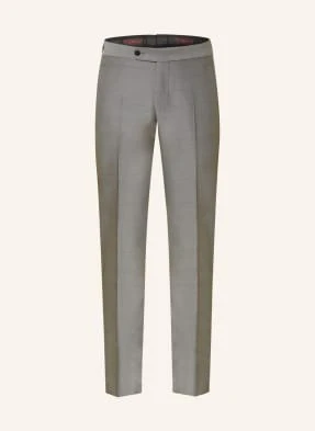 Wilvorst Spodnie Garniturowe Slim Fit silber