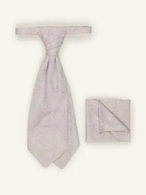Wilvorst Zestaw: Krawat I Poszetka beige