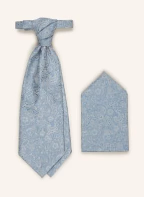 Wilvorst Zestaw: Krawat I Poszetka blau