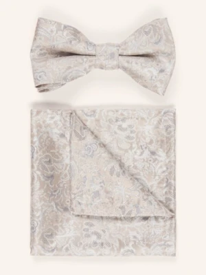 Wilvorst Zestaw: Muszka I Poszetka beige