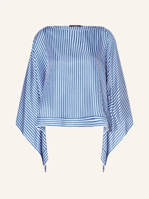 Windsor. Bluzka Z Jedwabiu blau