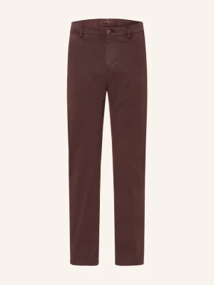 Windsor. Chinosy Cino-D O Kroju Slim Fit rot CIEMNOBRĄZOWY