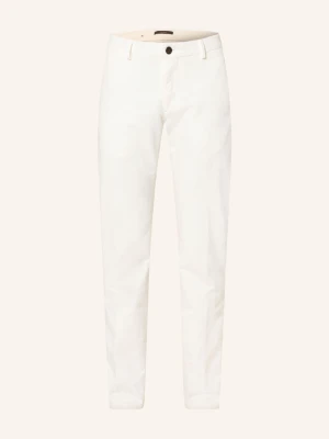 Windsor. Chinosy Z Aksamitu Cino Slim Fit weiss KREMOWY