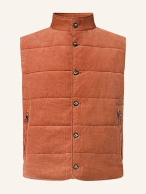 Windsor. Kamizelka Pikowana Erice Ze Sztruksu orange