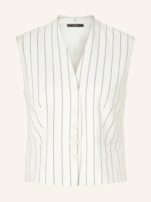 Windsor. Kamizelka Typu Blazer Z Lnu weiss