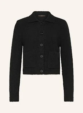 Windsor. Kardigan Z Materiału Bouclé schwarz