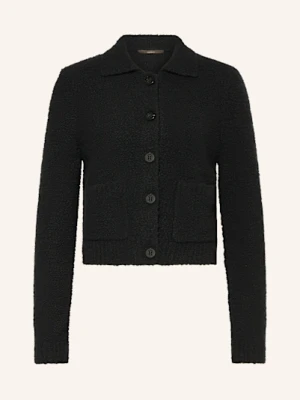 Windsor. Kardigan Z Materiału Bouclé schwarz